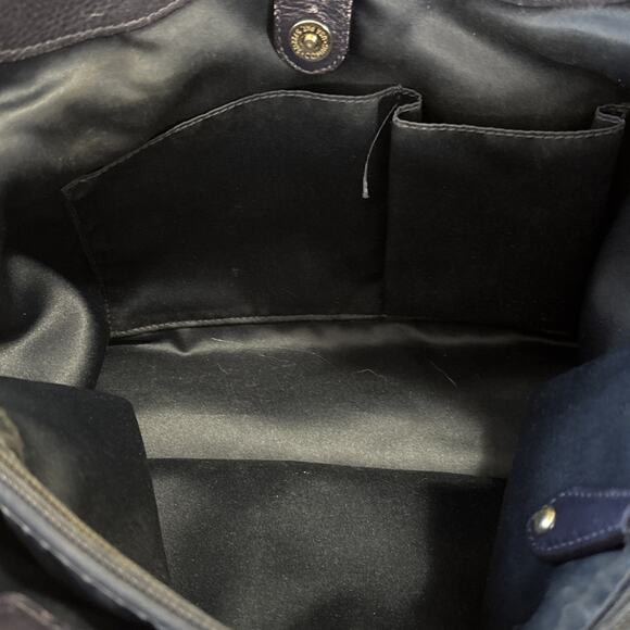 Coach Campbell Carryall Black Leather Handbag H1381-F24961 Shoulder Tote - Picture 12 of 15